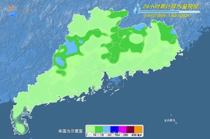 Heavy rain and hail will brush the screen, and heavy rainfall in Guangdong will continue.