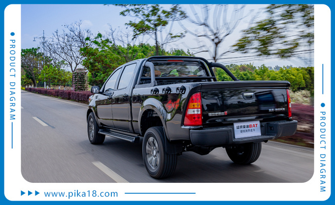 Test drive Futian New Conqueror's first 100,000-class diesel 8AT pickup truck in China-Figure 9