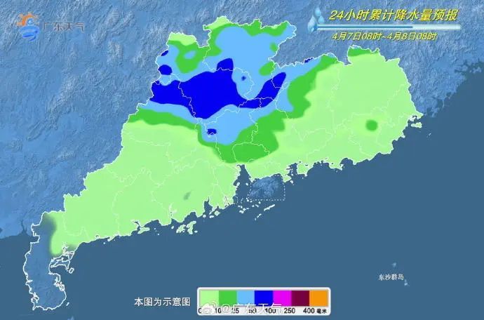 Heavy rain and hail will brush the screen, and heavy rainfall in Guangdong will continue.